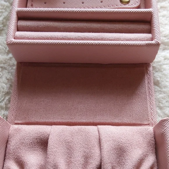 🌺 NWT Kendra Scott Blush Pink Jewelry Travel Case - Picture 4 of 10